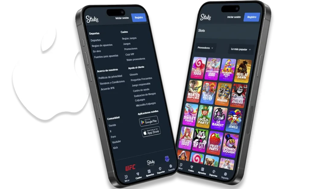 Aplicación móvil Stake Perú